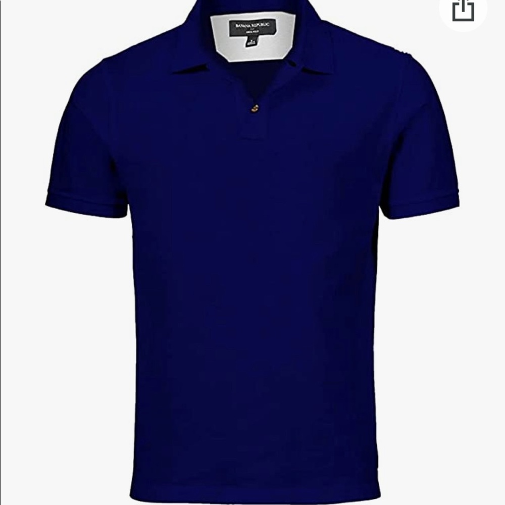 Banana Republic Factory men’s dress polo blue